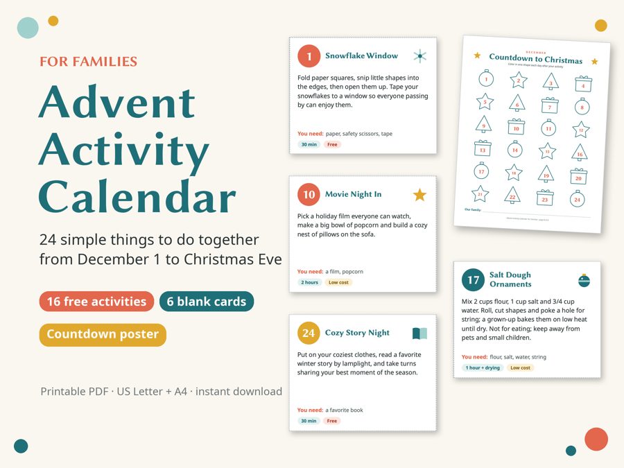 Advent Activity Calendar preview