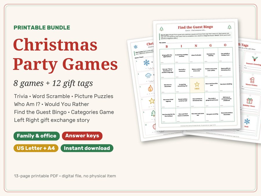 Christmas Party Games preview