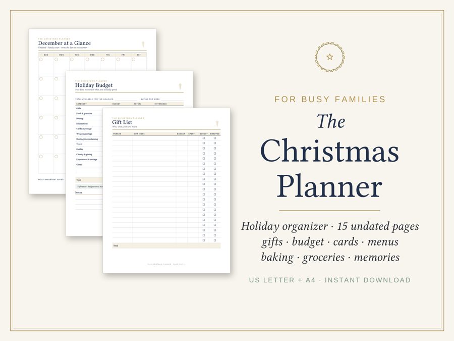 Christmas Planner preview