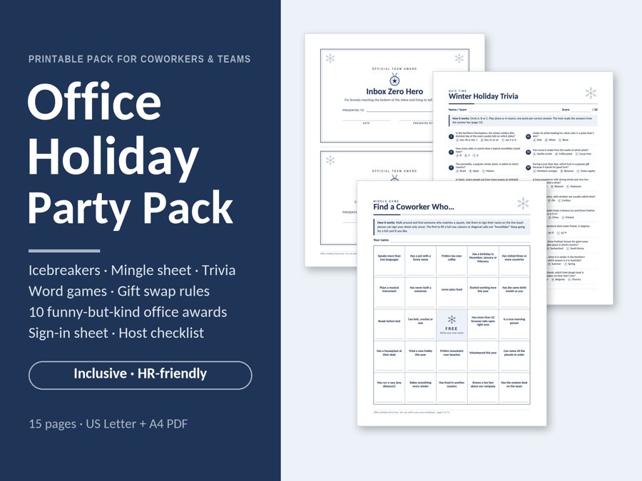 Office Holiday Party Pack preview