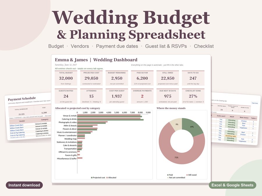 Wedding Budget Planner preview